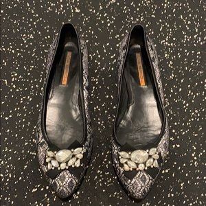 Via Spiga lace flats